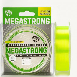 Леска ZanderMaster MEGASTRONG 100m, 0.181мм х 5.2кг жёлтая флуоресцентная