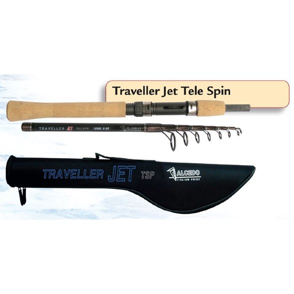 Спиннинг телескопический Allux Alcedo Traveller Jet Tele Spin 180 м, 5-20 г