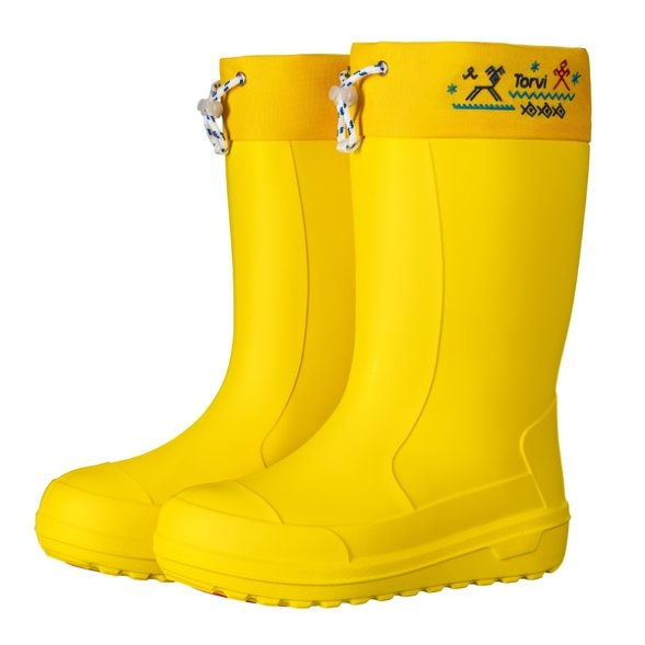 Сапоги Torvi Онега ЭВА -40°C с нескользящей подошвой и многослойным сменным вкладышем желтые р.36